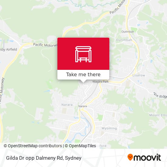 Gilda Dr opp Dalmeny Rd map