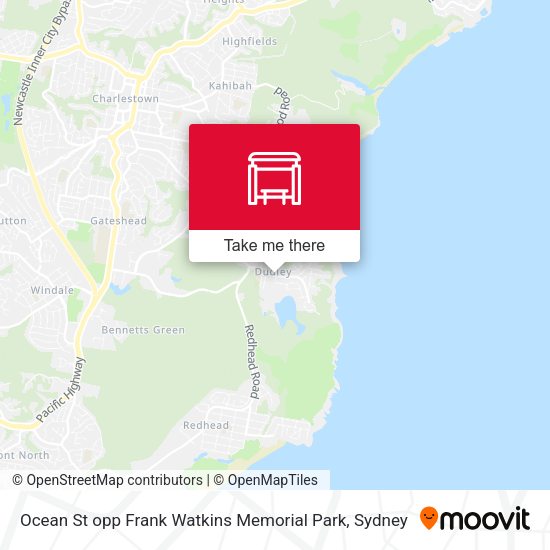 Ocean St opp Frank Watkins Memorial Park map