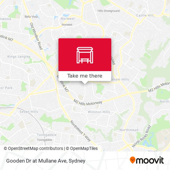 Gooden Dr at Mullane Ave map