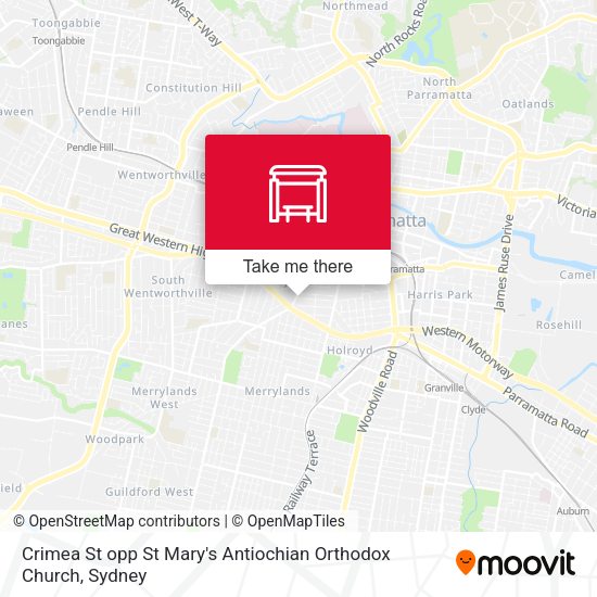 Crimea St opp St Mary's Antiochian Orthodox Church map