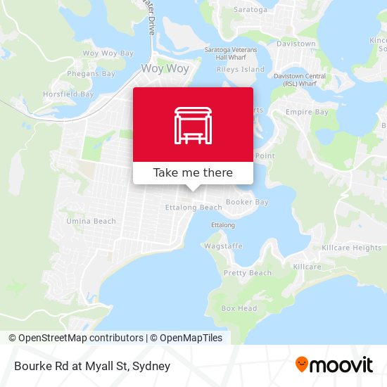 Bourke Rd at Myall St map