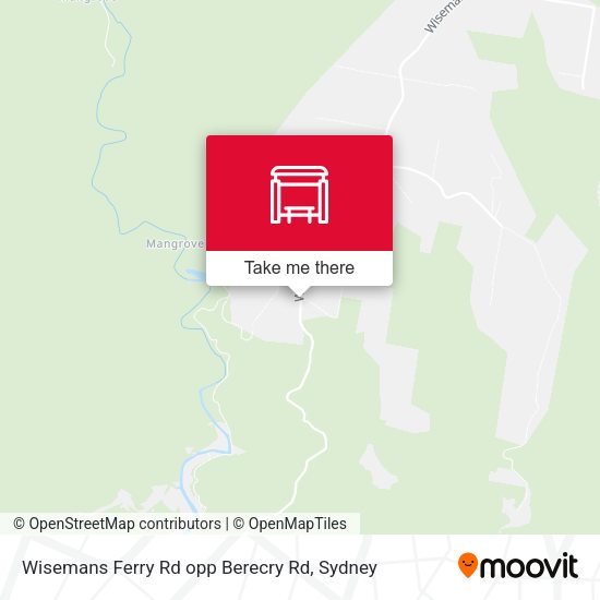 Wisemans Ferry Rd opp Berecry Rd map