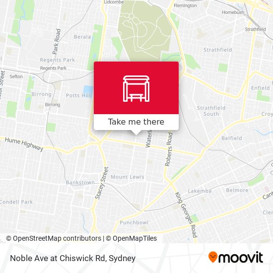 Noble Ave at Chiswick Rd map