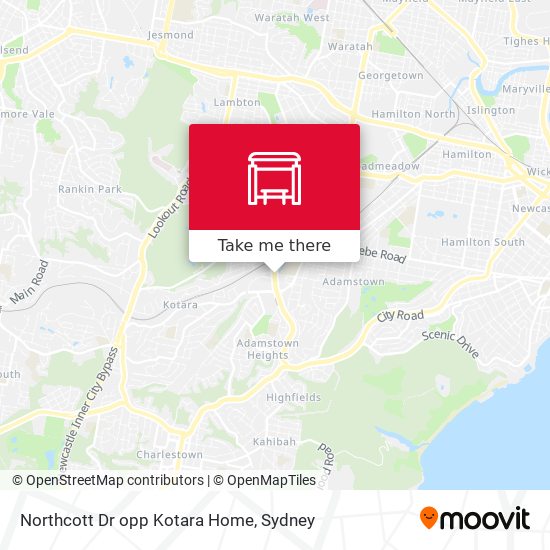 Northcott Dr opp Kotara Home map