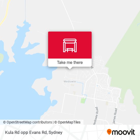 Kula Rd opp Evans Rd map