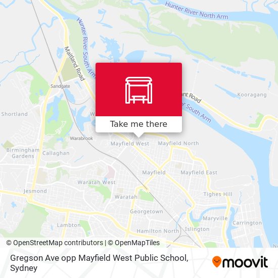 Gregson Ave opp Mayfield West Public School map