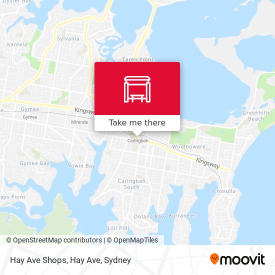 Hay Ave Shops, Hay Ave map
