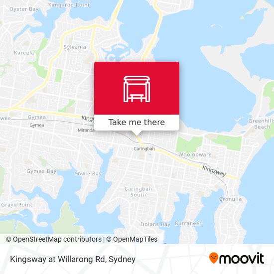 Kingsway at Willarong Rd map