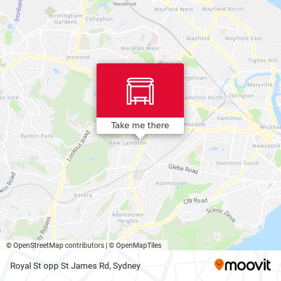 Royal St opp St James Rd map