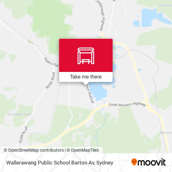 Wallerawang Public School Barton Av map