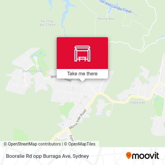 Booralie Rd opp Burraga Ave map