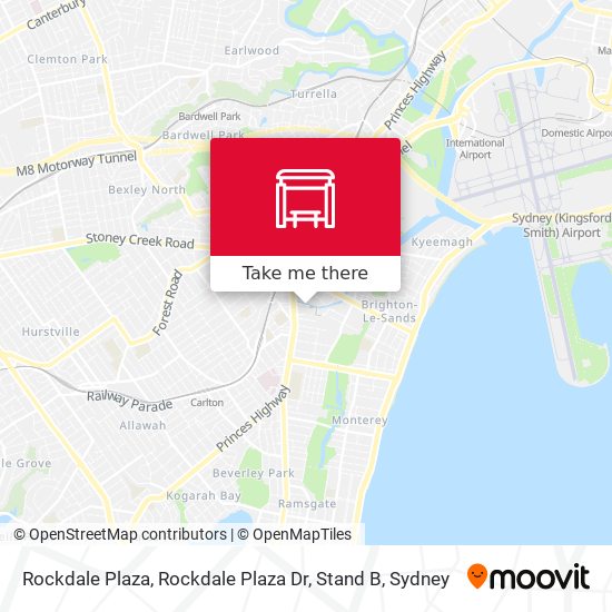 Rockdale Plaza, Rockdale Plaza Dr, Stand B map