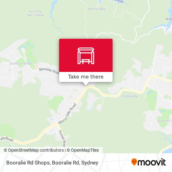 Booralie Rd Shops, Booralie Rd map