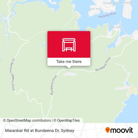Maianbar Rd at Bundeena Dr map
