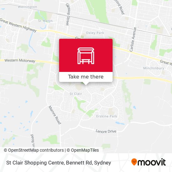 St Clair Shopping Centre, Bennett Rd map