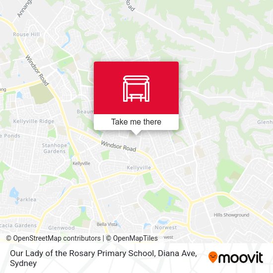 Our Lady of the Rosary Primary School, Diana Ave map