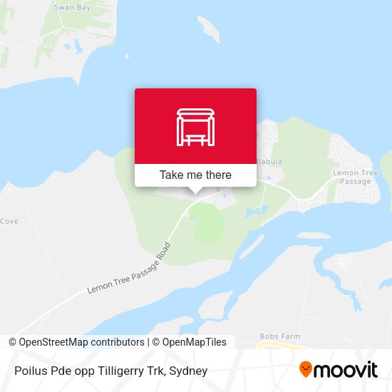 Poilus Pde opp Tilligerry Trk map
