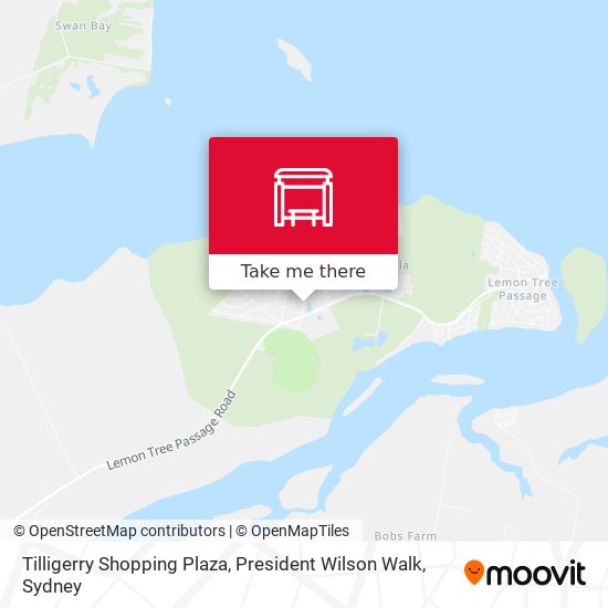 Mapa Tilligerry Shopping Plaza, President Wilson Walk