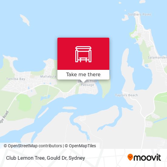 Club Lemon Tree, Gould Dr map