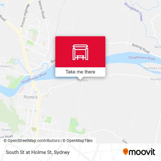 South St at Holme St map