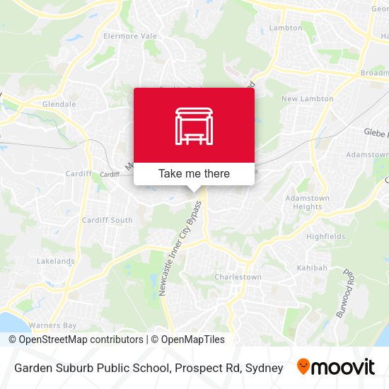 Garden Suburb Public School, Prospect Rd map