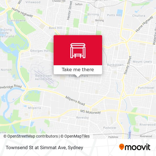 Townsend St at Simmat Ave map