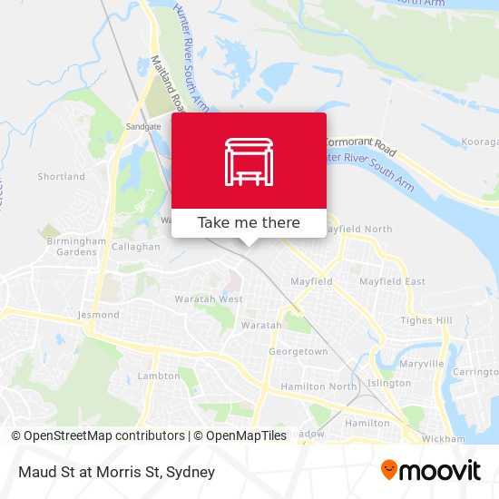 Maud St at Morris St map