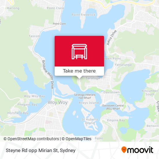 Steyne Rd opp Mirian St map