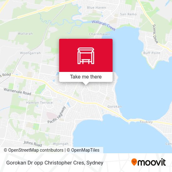 Gorokan Dr opp Christopher Cres map