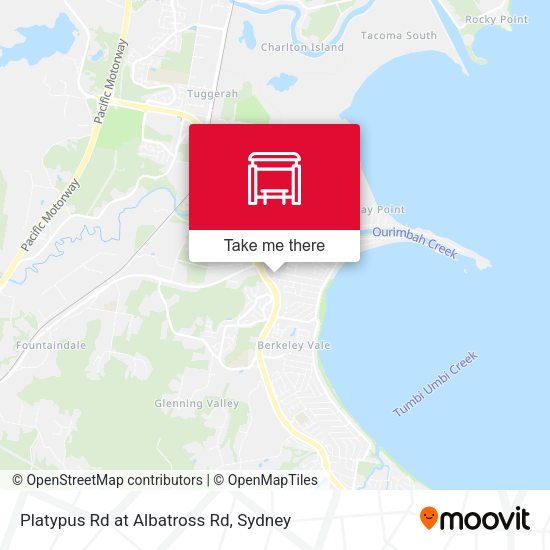 Platypus Rd at Albatross Rd map