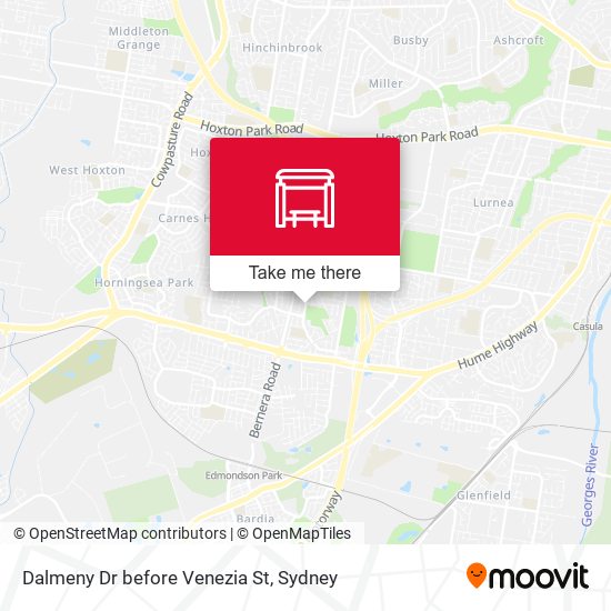 Dalmeny Dr before Venezia St map