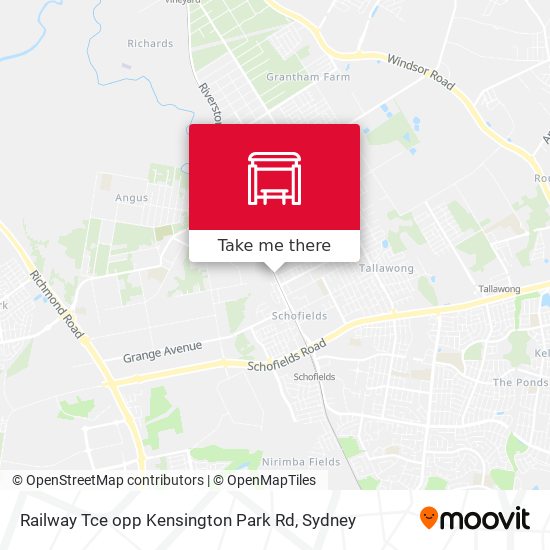Railway Tce opp Kensington Park Rd map