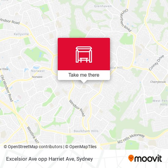 Excelsior Ave opp Harriet Ave map