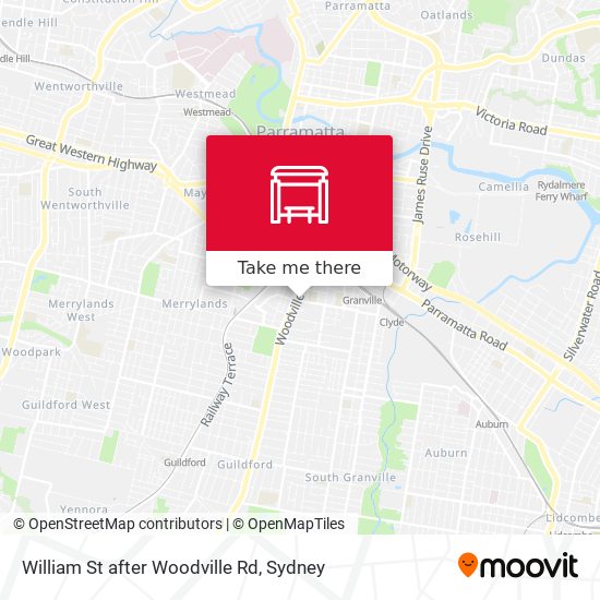 William St after Woodville Rd map