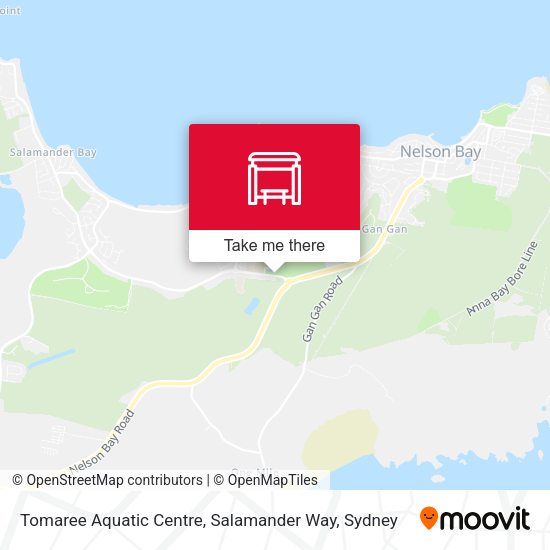 Tomaree Aquatic Centre, Salamander Way map