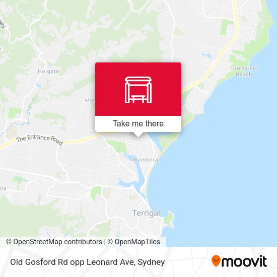 Old Gosford Rd opp Leonard Ave map