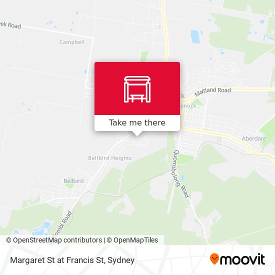Margaret St at Francis St map