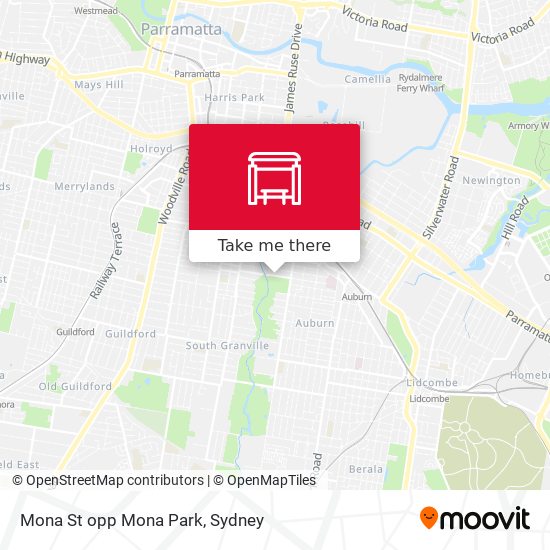 Mona St opp Mona Park map