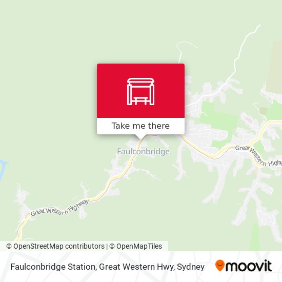 Faulconbridge Station, Great Western Hwy map