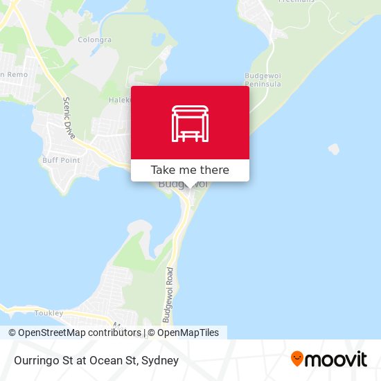 Ourringo St at Ocean St map