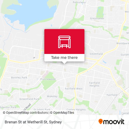 Brenan St at Wetherill St map