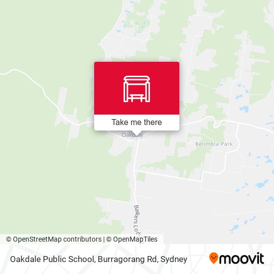 Oakdale Public School, Burragorang Rd map