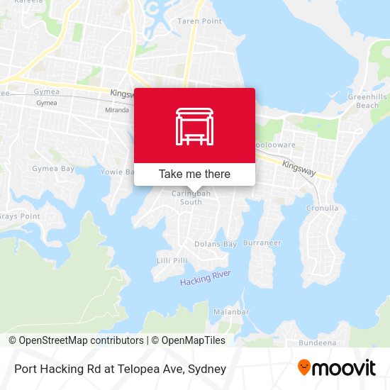 Port Hacking Rd at Telopea Ave map