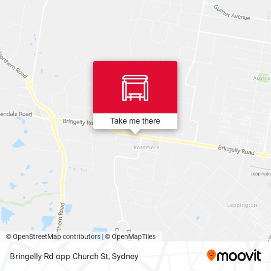Bringelly Rd opp Church St map