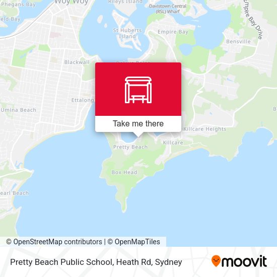 Pretty Beach Public School, Heath Rd map