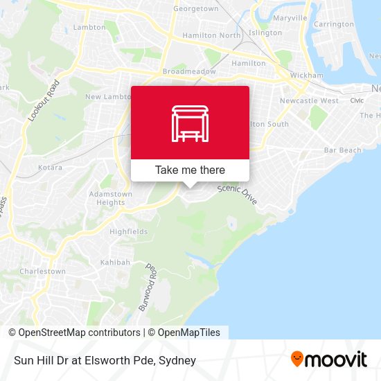Sun Hill Dr at Elsworth Pde map