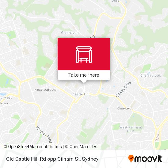 Old Castle Hill Rd opp Gilham St map