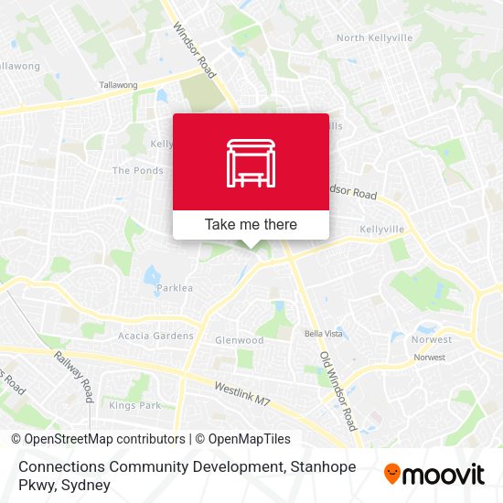 Connections Community Development, Stanhope Pkwy map