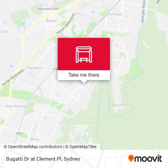 Bugatti Dr at Clement Pl map