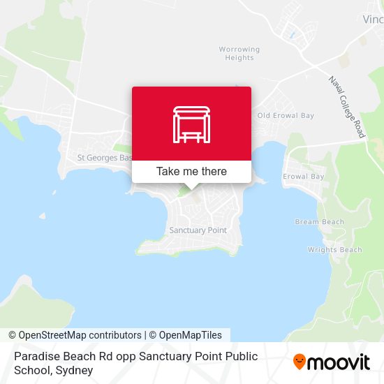 Paradise Beach Rd opp Sanctuary Point Public School map